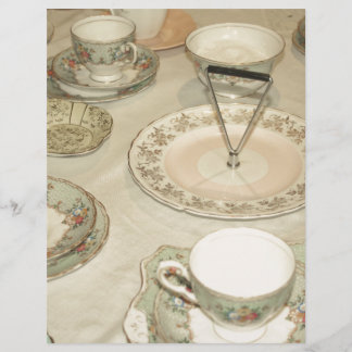 Vintage tea party, china tea set shabby chic