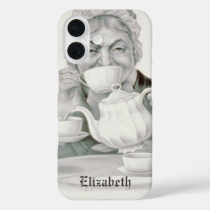 Vintage Tea Party Friends, A Cup That Cheers  iPhone 16 Case
