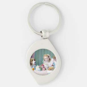Vintage Tea Party  Keychain