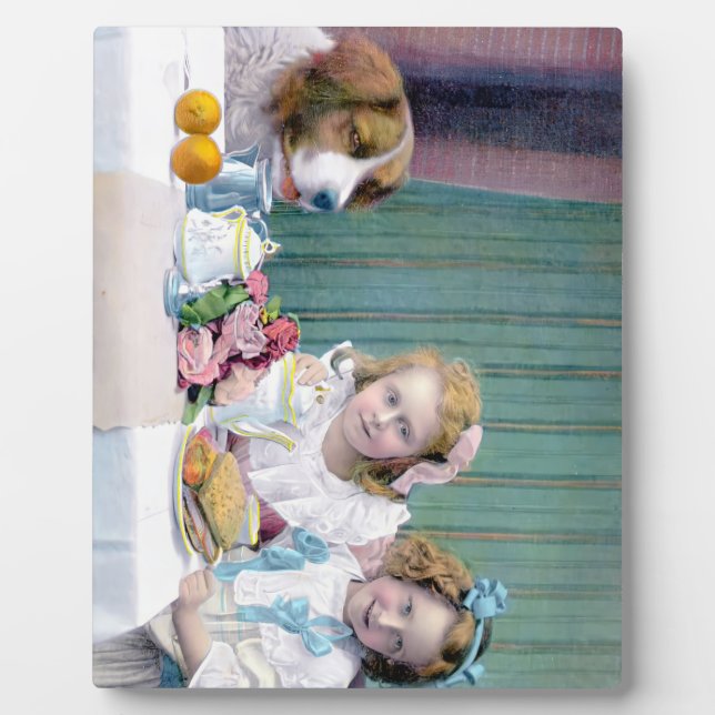 Vintage Tea Party  Plaque (Front)