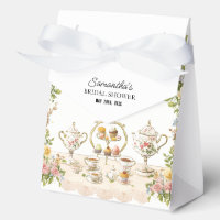 Vintage Tea Party with Teapots and Tea Cups Bridal