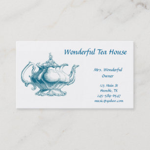 Vintage Tea Pot  Business Card