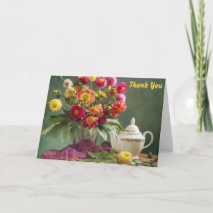 Vintage Tea Time Thank You Card