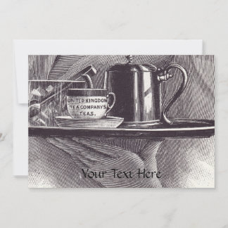 Vintage Tea Tray Invitation