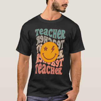 Vintage Teacher Back To School Teacher First Day O T-Shirt