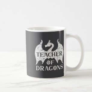 Vintage Teacher Of Dragons Funny Quotes Teacher St Coffee Mug