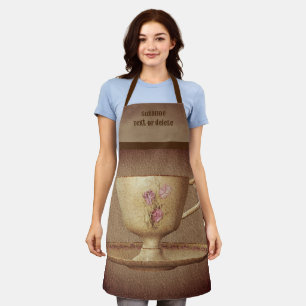 Vintage Teacup And Saucer Personalized Apron