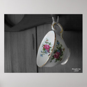 Vintage Teacup Poster