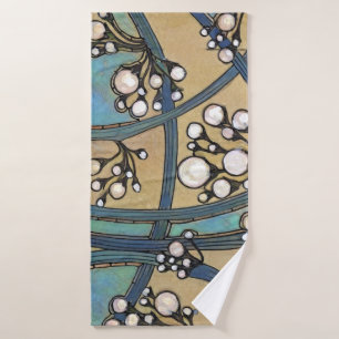 Vintage Teal Bath Towel