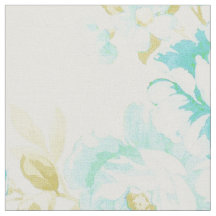 Vintage teal floral pattern