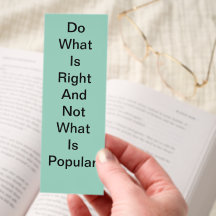 vintage teal words of wisdom bookmark
