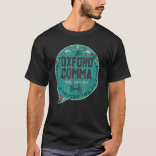 Vintage Team Oxford Comma Preservation Society T-Shirt