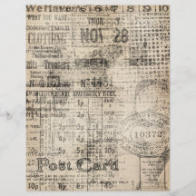 Vintage tear away scrapbook paper (1)