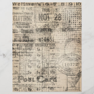 Vintage tear away scrapbook paper (1)