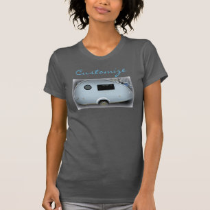 Vintage teardrop trailer caravan Thunder_Cove T-Shirt