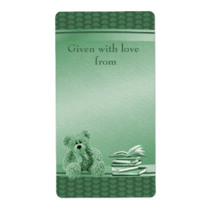 Vintage Teddy Apportez un Baby shower de livre Pla