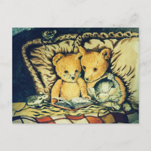 Antique Teddy Bear Postcards | Zazzle CA