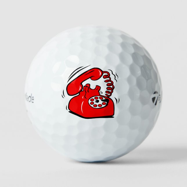 Vintage Telephone Golf   Balls (Front)