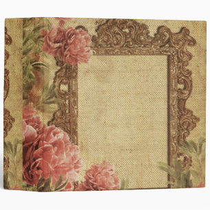 Vintage template,custom made,antique,floral,frame, binder