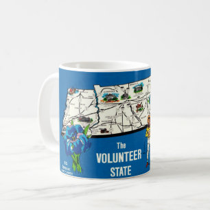 Vintage Tennessee Map Mug