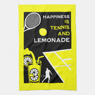 Vintage Tennis Lemonade Kitchen Towel