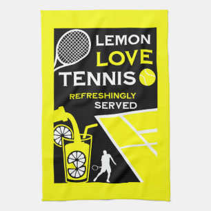 Vintage Tennis Lemonade Kitchen Towel