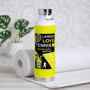 Vintage Tennis Lemonade Water Bottle