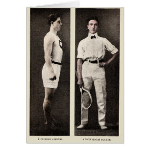 Vintage Tennis Player Athlete Pro