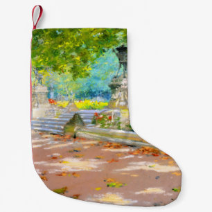 Vintage Terrace, Prospect Park (1887) drawing Small Christmas Stocking