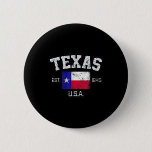 Vintage Texas Austin Est 1845 For Men Women & 2 Inch Round Button