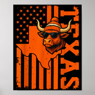 Vintage Texas Graphic Texas Lovers Men Women Kids  Poster