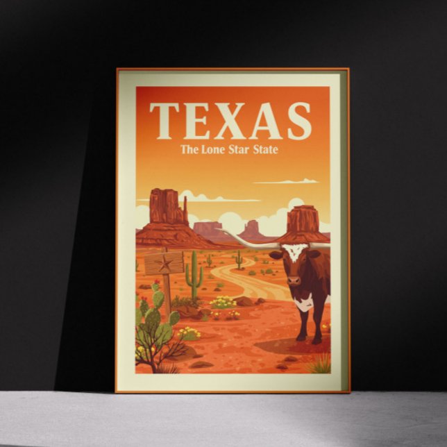 Vintage Texas Poster (Creator Uploaded)