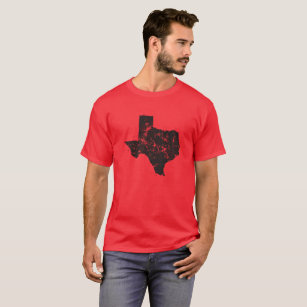 Vintage Texas State Silhouette T-Shirt