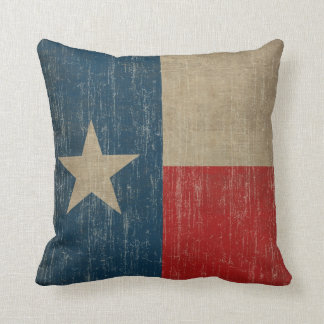 Vintage Texas Throw Pillow