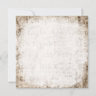 Vintage Text 1700 Background Paper Template Blank