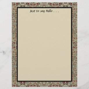 Vintage Textile Writing Paper
