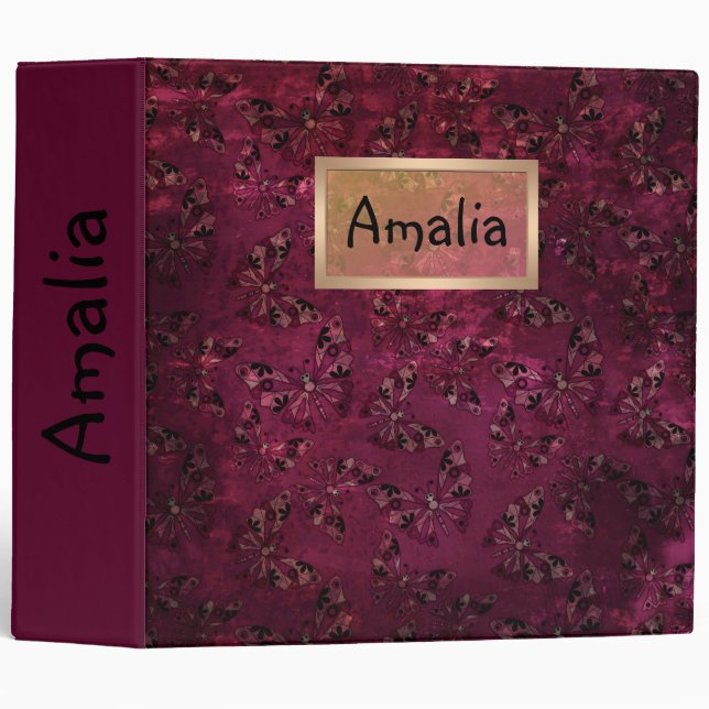 Vintage textiles binder (Front/Spine)