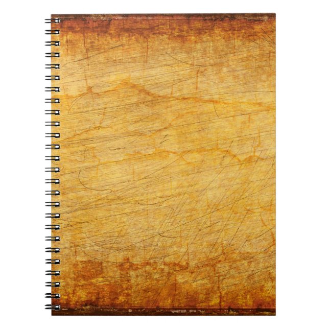 Vintage texture old gold notebook (Front)