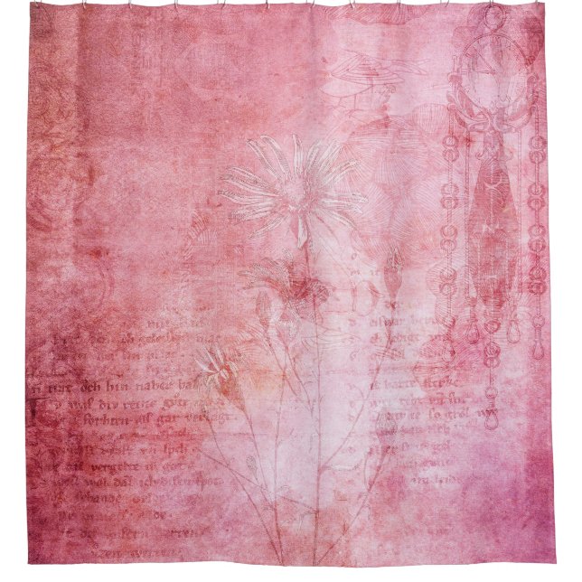 Vintage texture scrapbook pink (Front)