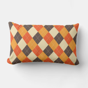 Vintage Texture Seamless Pattern Lumbar Pillow