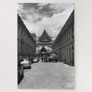 Vintage Thailand Bangkok Royal palace Jigsaw Puzzle