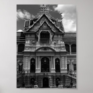 Vintage Thailand Bangkok The Chakri Group Poster
