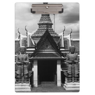 Vintage Thailand Bangkok Wat Phra Kaew Demon Guard Clipboard
