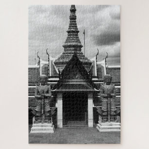 Vintage Thailand Bangkok Wat Phra Kaew Demon Guard Jigsaw Puzzle
