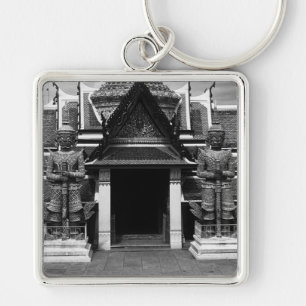 Vintage Thailand Bangkok Wat Phra Kaew Demon Guard Keychain