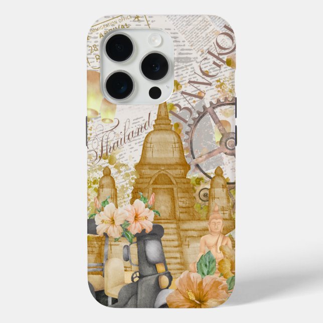 Vintage Thailand Phone Case (Back)