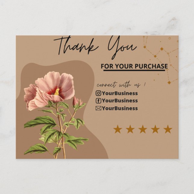 vintage thank you card (Front)