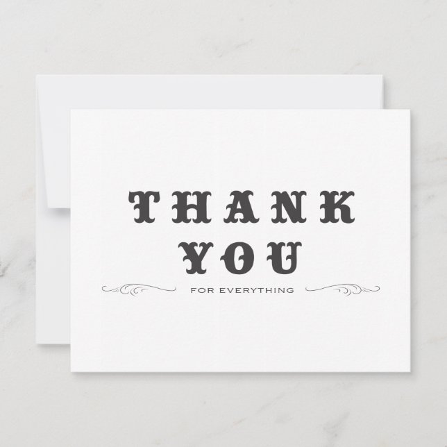 Vintage Thank You Double-Sided (Front)