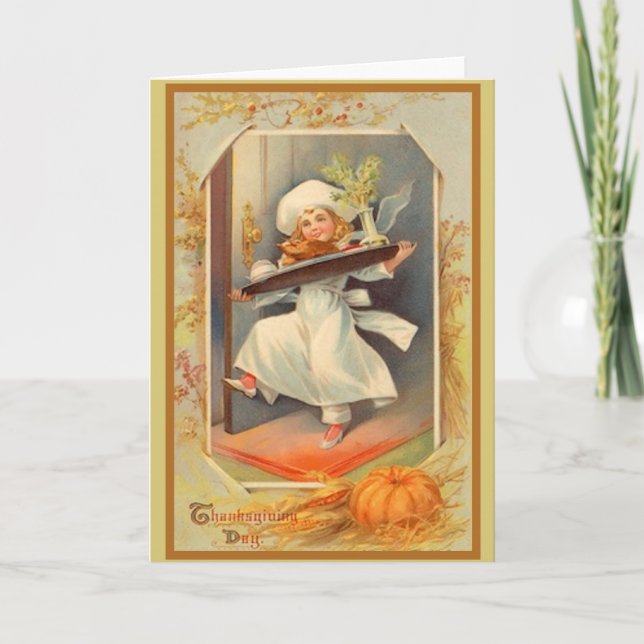 Vintage Thanksgiving Card (Front)