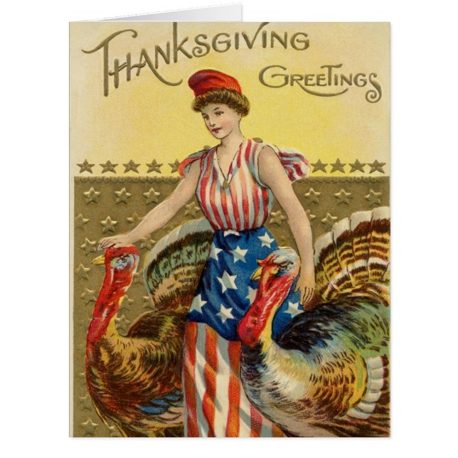 Vintage Thanksgiving Greeting (Front)